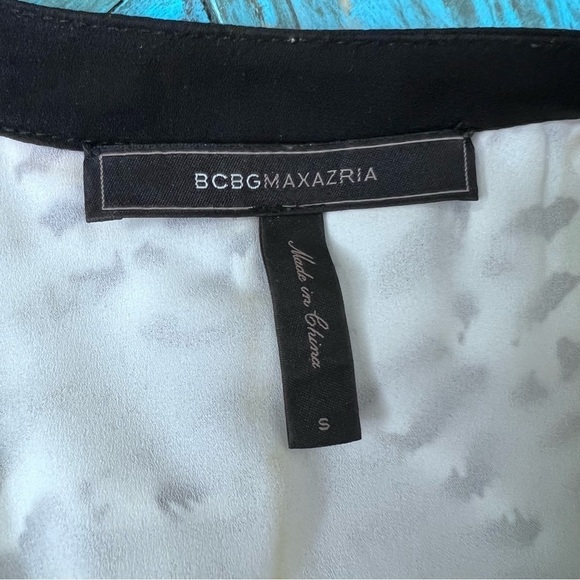 Bcbg Maxazria Ava Color Block Printed Dress Size Small - Picture 11 of 14